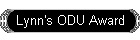 Lynn's ODU Award